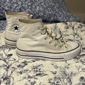 Converse All Star High-Tops in Off-White